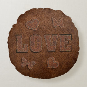 Coussins Ronds Love Western Style
