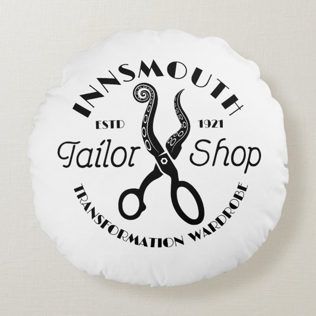 Coussins Ronds Lovecraft Tailor Innsmouth (Devant)