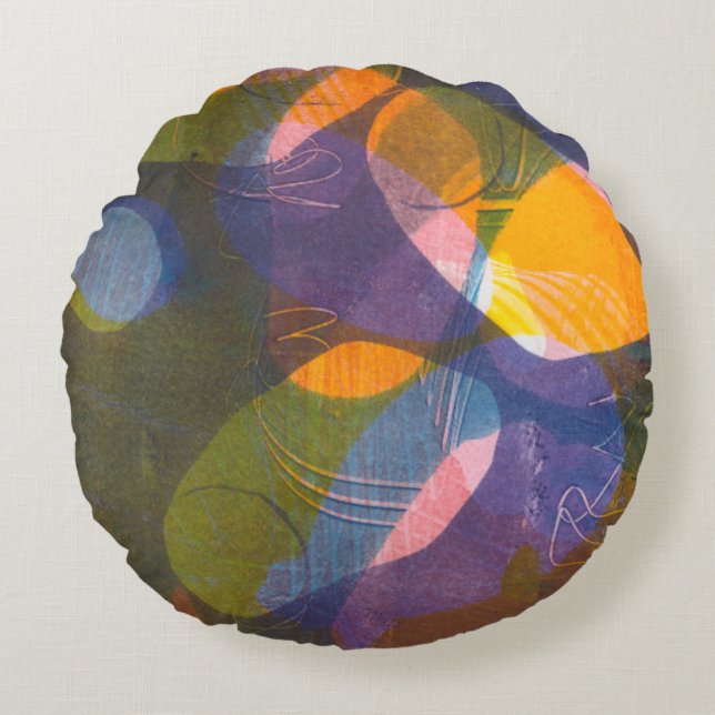 Coussins Ronds Lucioles I (Devant)