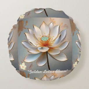 Coussins Ronds "Lumière pure de Lotus"