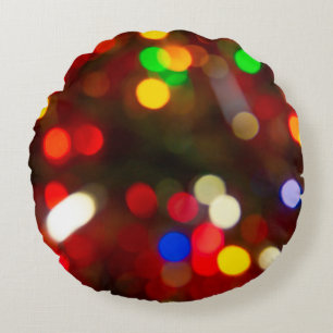 Coussins Ronds Lumières bokeh abstrait arrière - plan défocabulai