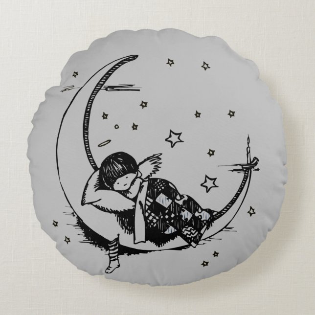 Coussins Ronds Lune (Devant)