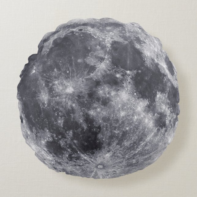 Coussins Ronds Lune - À L'Arrière De La Lune (Devant)