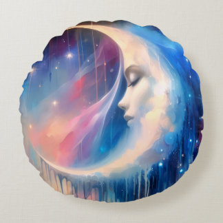 Coussins Ronds Lune de fusion Oreiller