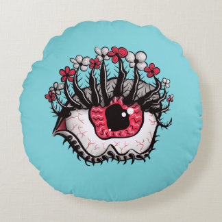 Coussins Ronds Macabre Yeux Déplaisant Goth de cuisine