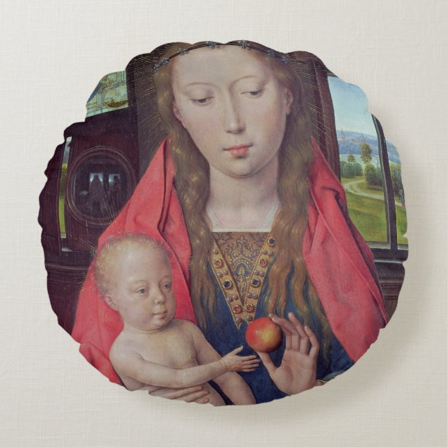 Coussins Ronds Madonna et enfant 2 3 (Devant)