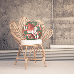 Coussins Ronds Magie des champignons