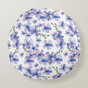 Coussins Ronds Magnifique conception florale botanique