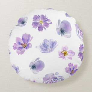 Coussins Ronds Magnifique conception florale botanique
