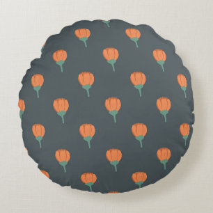 Coussins Ronds Magnifique conception florale botanique