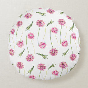 Coussins Ronds Magnifique conception florale botanique