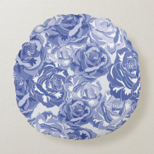 Coussins Ronds Magnifique conception florale botanique