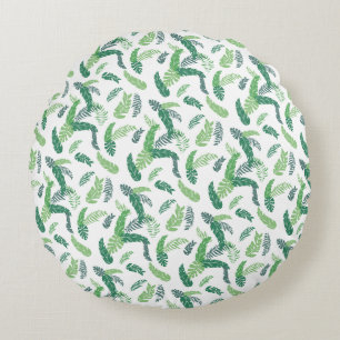 Coussins Ronds Magnifique conception florale botanique