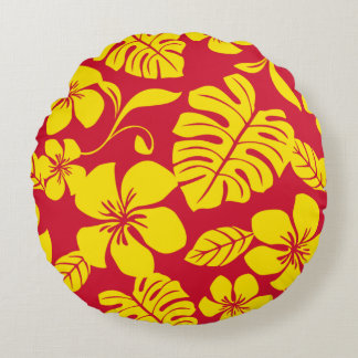 COUSSINS RONDS MAILLOT DE BAIN ROSE (ROUGE/OR)