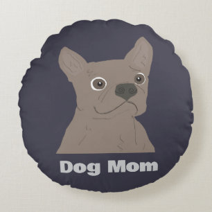 Coussins Ronds Maman de chien