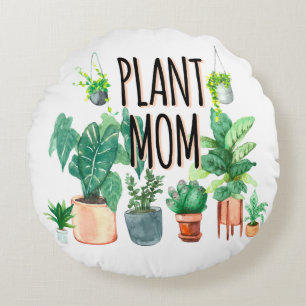 Coussins Ronds Maman plante - Jardinage, Cadeau Planter Pour Mama