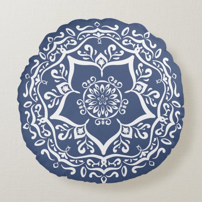 Coussins Ronds Mandala (Devant)