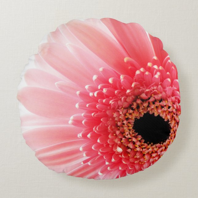 Coussins Ronds Marguerite gerbera  (Devant)