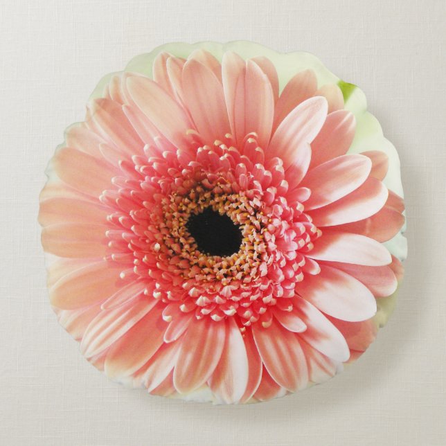 Coussins Ronds Marguerite gerbera  (Devant)