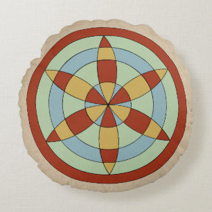 Coussins Ronds Marque de sortie Suffolk Hexafoil (Daisy Wheel)
