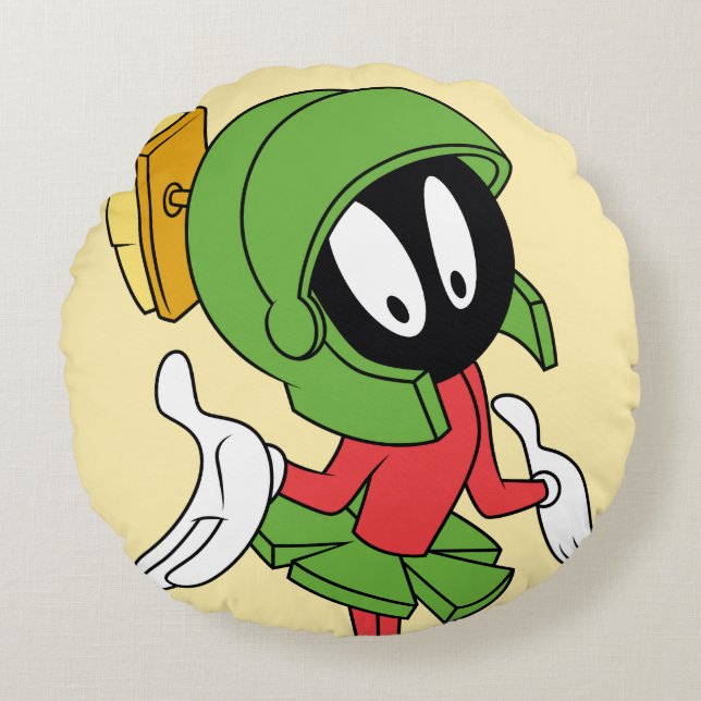 Coussins Ronds MARVIN THE MARTIAN™ Shrug (Devant)
