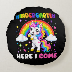 Coussins Ronds Maternelle me voilà Licorne Rentrée scolaire