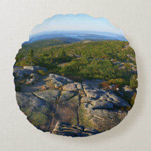 Coussins Ronds Matin au sommet du mont Cadillac à Acadia