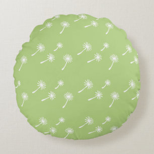 Coussins Ronds Mauvaises herbes arrivent mignon cynique pissenlit