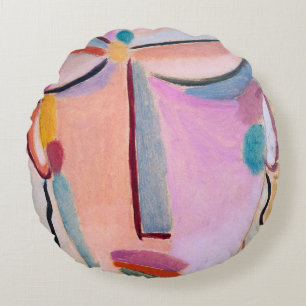 Coussins Ronds Méditation Alexej von Jawlensky Art figuratif