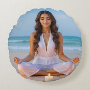 COUSSINS RONDS MÉDITATION - YOGA - BIEN-ÊTRE - CARPE DIEM