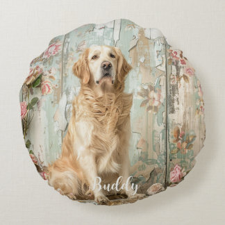 Coussins Ronds Meilleures amies maman chien Labrador déco &