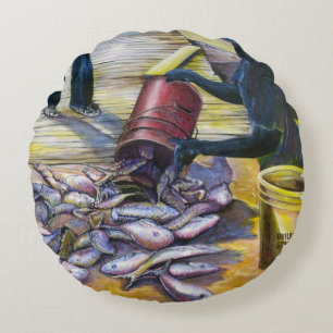 Coussins Ronds Menu du jour, Harbour Island