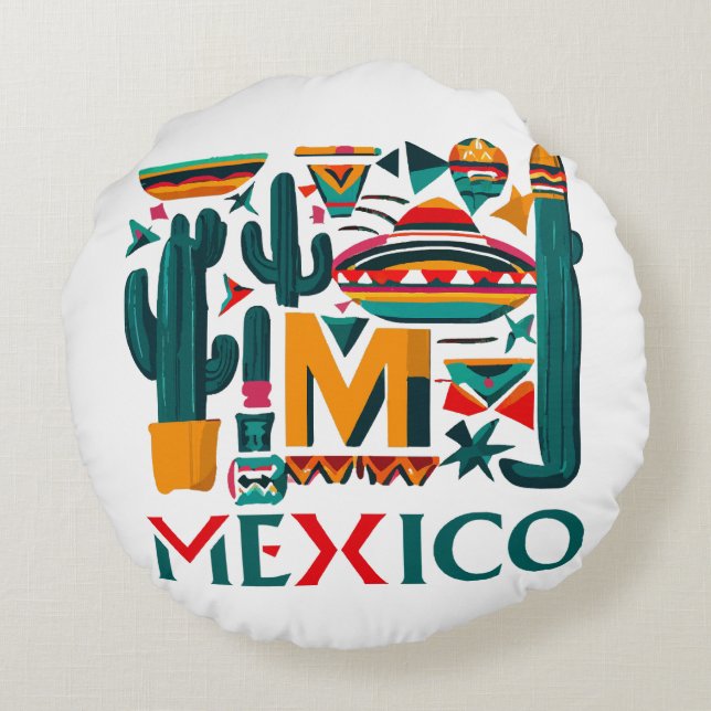 COUSSINS RONDS MEXIQUE (Dos)