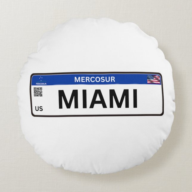 Coussins Ronds Miami Mercosur (Devant)