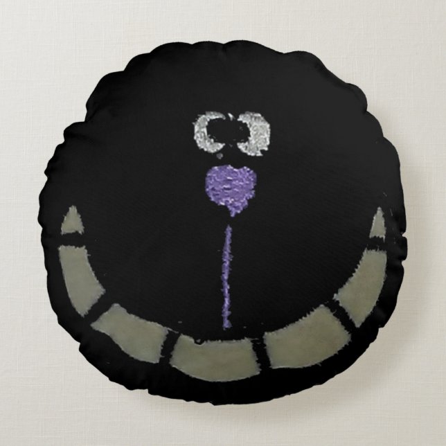 Coussins Ronds (MIEUX) Bad Dream Cat (Devant)