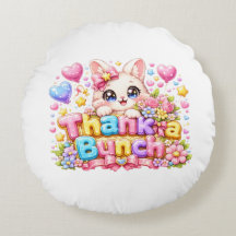 Mignon Kawaii Merci Beaucoup Nom de Chat Rose Past