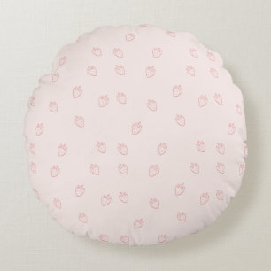 Coussins Ronds Minimalisme de la Fraise