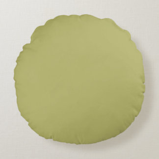 Coussins Ronds Minimaliste Professionnel Moderne Solide Olive Gre