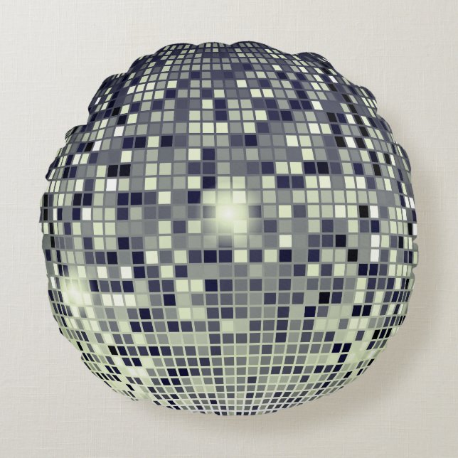 Coussins Ronds MirrorBall (Devant)