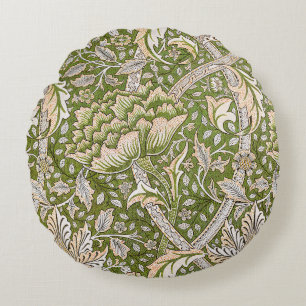 Coussins Ronds Modèle Floral Classique William Morris Windrush