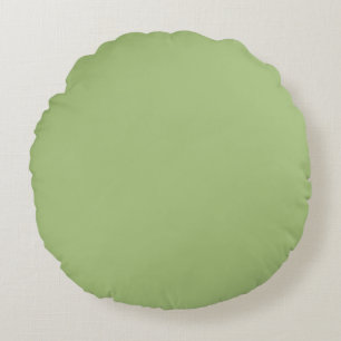 Coussins Ronds Moderne Pistache vert clair couleur solide