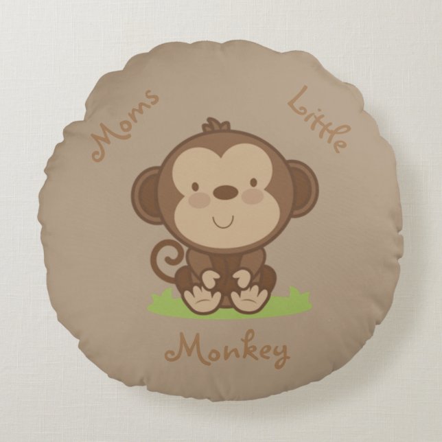 Coussins Ronds Moms Little Monkey (Devant)