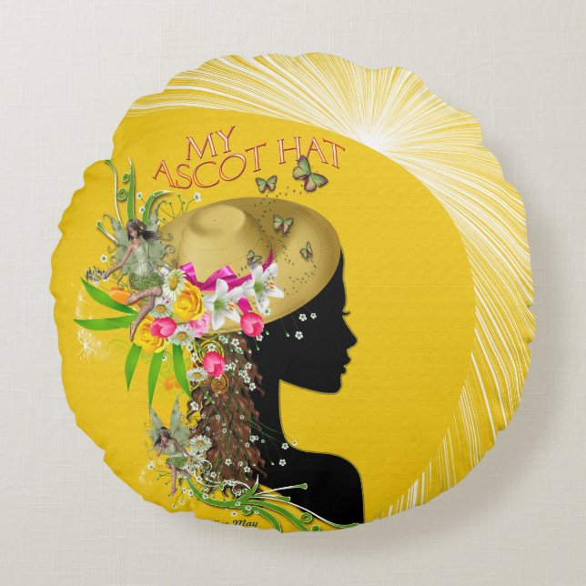 Coussins Ronds Mon Casquette Ascot (Devant)