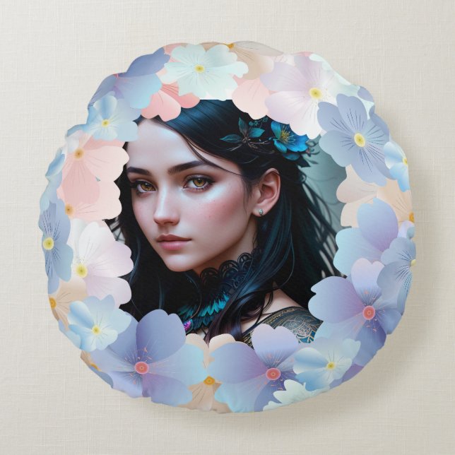 Coussins Ronds Mon coeur est, et sera toujours, le tien. (Devant)