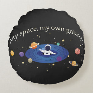 Coussins Ronds Mon espace, ma propre galaxie
