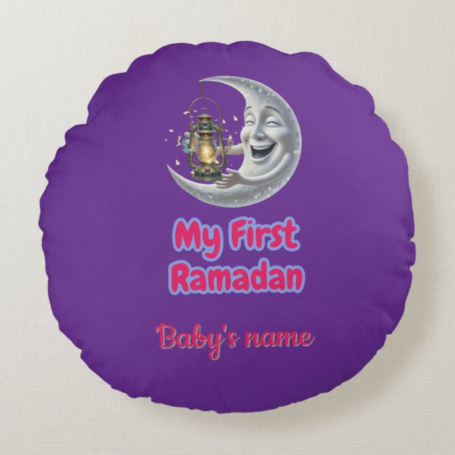Coussins Ronds Mon premier RAMADAN (Devant)