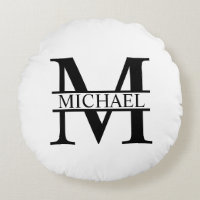 Monogramme et nom personnalisés