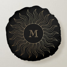 Monogramme Mon Soleil et Lune Mer Noir céleste