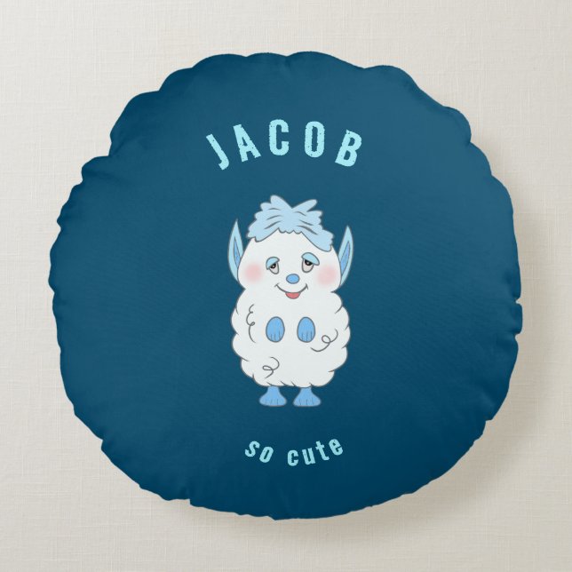 Coussins Ronds Monstre doux (Devant)