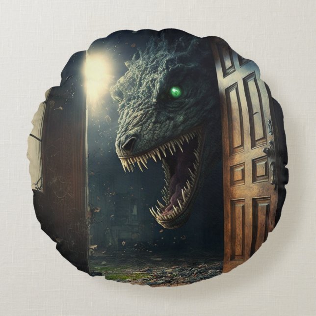 Coussins Ronds Monstre embusqué (Devant)